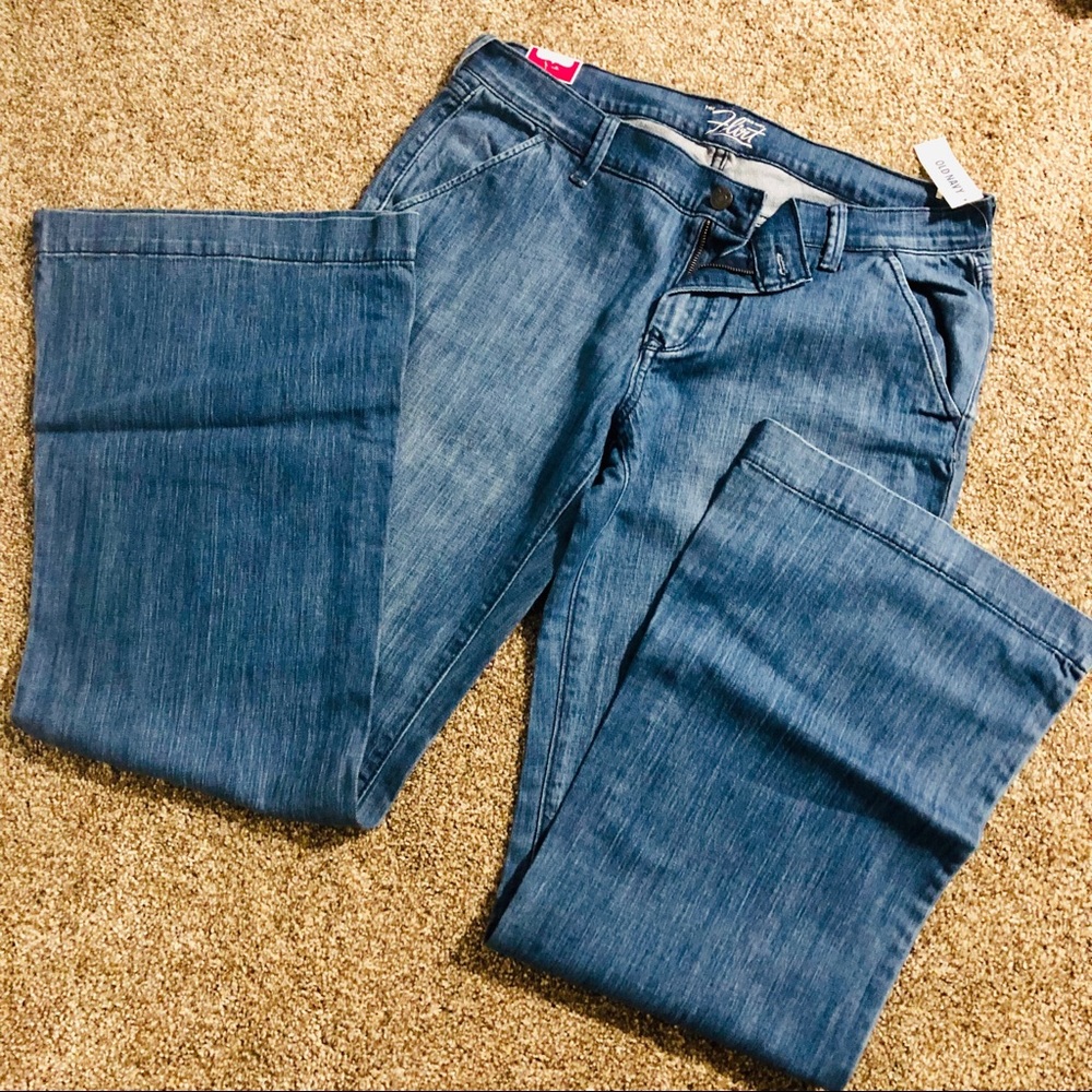 Old Navy Flirt Trouser Leg Jeans